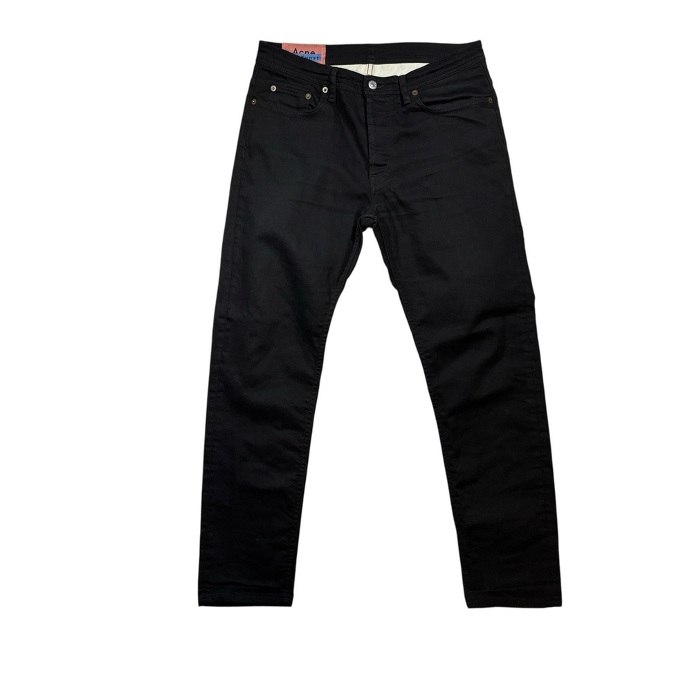 Acne Studios Jeans Men‎ Tagged 31x34 Black River Stay Slim Tapered Stretch